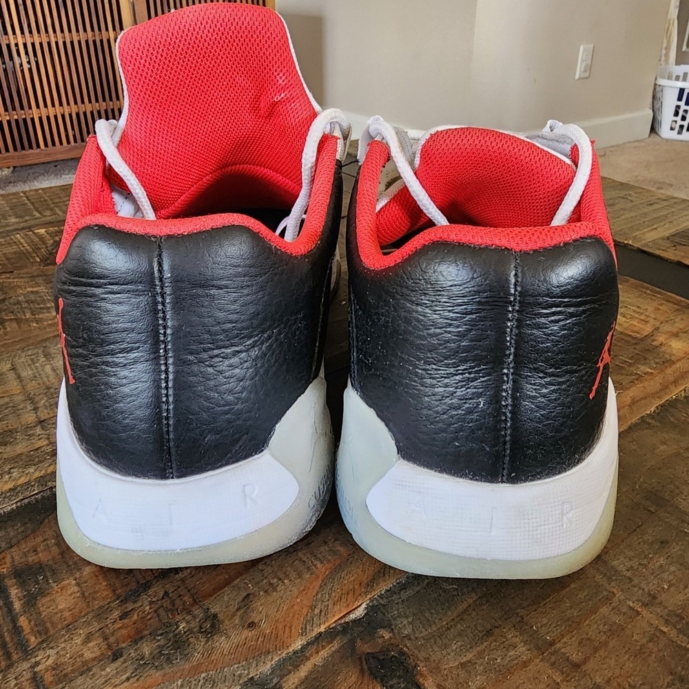 Nike Air Jordan 11 CMFT Low Bred Black White Red Mens Size 12, Streetwear Retro - Picture 5 of 9